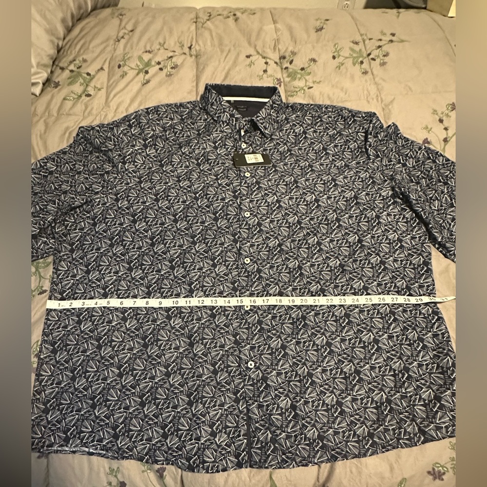 Rosso Milano Button Down Long Sleeve 5XL